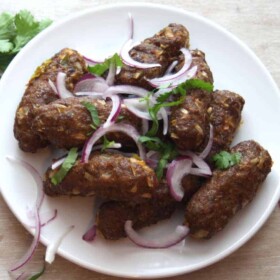 Lamb kebabs Pure Punjabi Indian Meal Kit sachet Lamb Kebabs